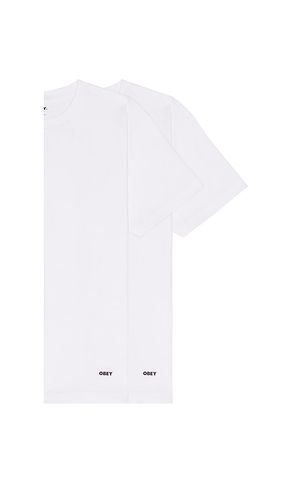 Standard Short Sleeve 2 Pack T-Shirts in . Size S, XL/1X - Obey - Modalova