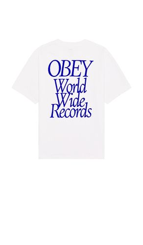 T-SHIRT WORLDWIDE RECORDS en . Taille L. Also en M, S, XL/1X - Obey - Modalova