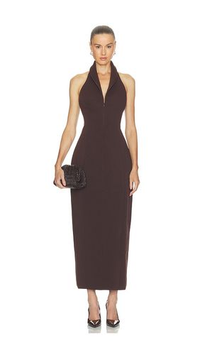 ROBE MIDI AVEC COL À GLISSIÈRE EN MÉLANGE DE COTON en . Taille L. Also en M, S, XS, XXS - Odd Muse - Modalova