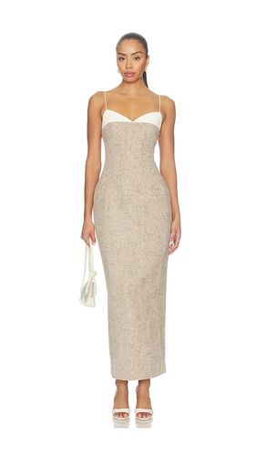 Tweed Contrast Detail Midi Dress en . Taille S. Also en XL - Odd Muse - Modalova