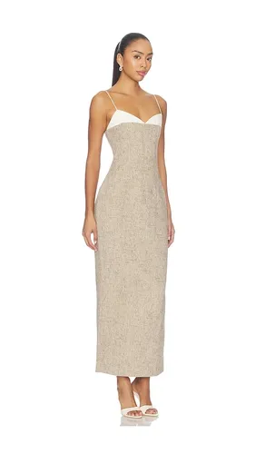 Tweed Contrast Detail Midi Dress en . Taille L. Also en - Odd Muse - Modalova