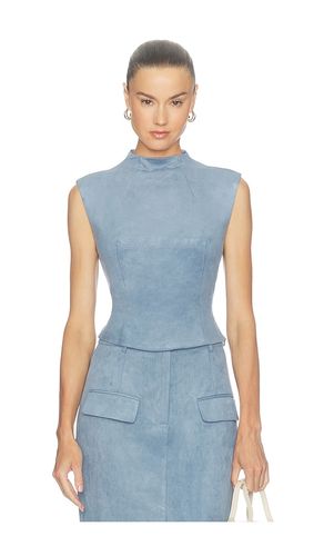Faux Suede Sleeveless Top en . Taille L. Also en M, S, XL, XS, XXS - Odd Muse - Modalova