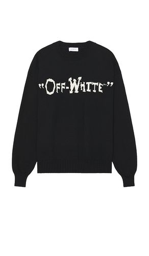 PULL OFF QUOTE en . Taille L. Also en XL/1X - OFF-WHITE - Modalova