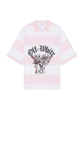 Bicolor Gang Short Sleeve Polo in . Size S - OFF-WHITE - Modalova