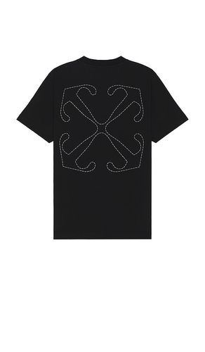 Stitch Arrow Slim Short Sleeve Tee en . Taille M. Also en S - OFF-WHITE - Modalova