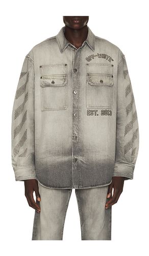 PARDESSUS DENIM MILITARY en . Taille L. Also en M, S, XL/1X - OFF-WHITE - Modalova