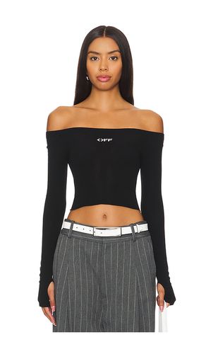 TOP DÉCOLLETÉ OFF STAMP in . Size 44 - OFF-WHITE - Modalova