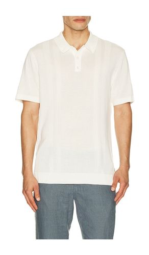 Silk Ribbed Knit Polo Shirt en . Taille S. Also en M - onia - Modalova