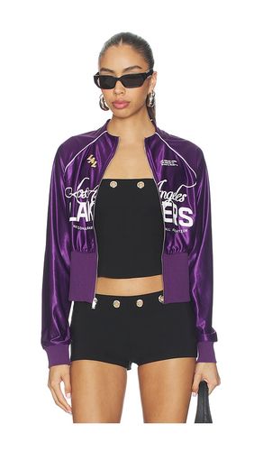 BLOUSON DE SURVÊTEMENT CROPPED LOS ANGELES LAKERS en . Taille M. Also en XS - Off Season - Modalova