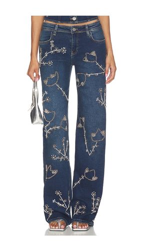 Nova Embellished Denim Jean en . Taille L. Also en S, XS - OW Collection - Modalova