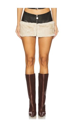Kendra Skirt With Faux Fur Trim en . Taille M. Also en S - OW Collection - Modalova