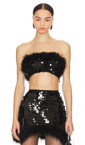 Virgo Sequin Feather Top in . Size XS - OW Collection - Modalova