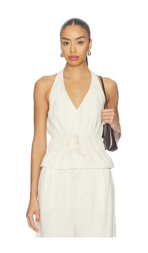 Alysha Linen Top en . Taille L. Also en M, S, XS, XXS - PAIGE - Modalova