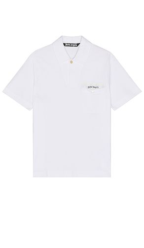 Palm Angels Polo in White. Size S - Palm Angels - Modalova