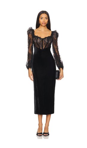 ROBE MI-LONGUE LACE AND VELVET in . Size 4 - PatBO - Modalova