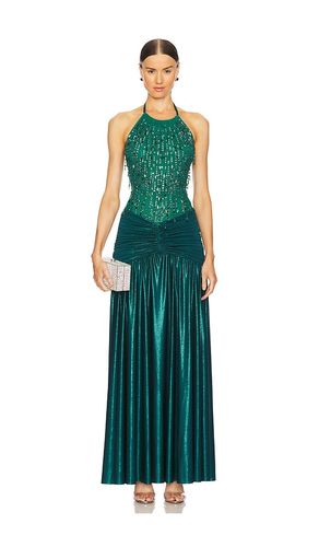 ROBE DE SOIRÉE HAND-BEADED TULLE AND JERSEY in . Size 4 - PatBO - Modalova