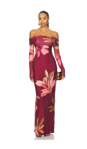 ROBE MAXI EN TULLE DELICATA en . Taille 0. Also en 2 - PatBO - Modalova