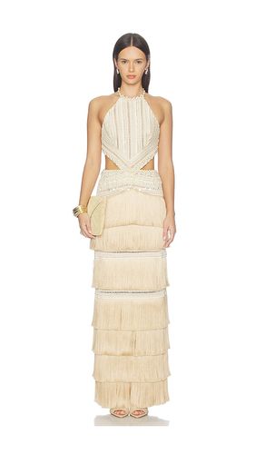 ROBE LONGUE PETAL FRINGE LONG DRESS en . Taille 2. Also en 4, 6, 8 - PatBO - Modalova