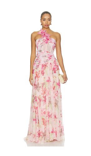 ROBE LONGUE ORCHID BLOOM CHIFFON CORSET LONG DRESS en . Taille 2. Also en 4, 6, 8 - PatBO - Modalova