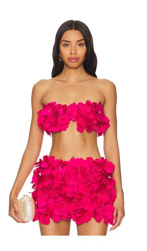 TOP CROPPED HAND EMBROIDERED FLOWER in . Size M - PatBO - Modalova