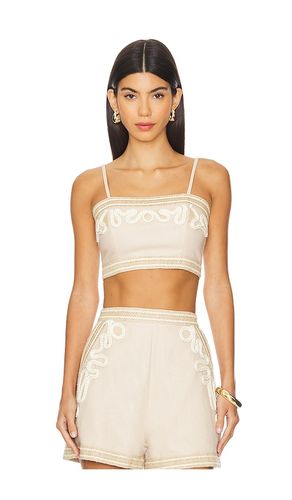 TOP EN LIN BRODÉ in . Size 2 - PatBO - Modalova
