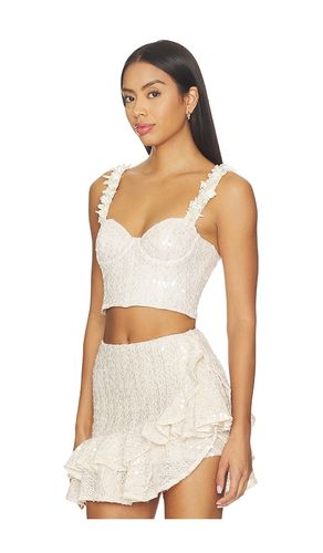 Lara Crochet Corset Top en . Taille 0. Also en 10, 2, 4, 6, 8 - PatBO - Modalova