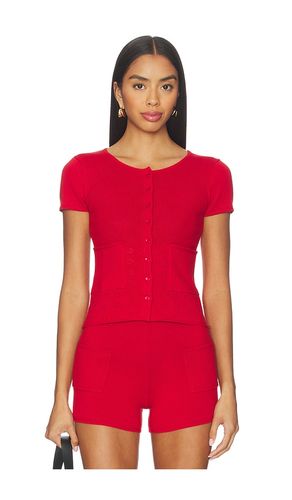 Marie Knit Polo Top en . Taille L. Also en XS - Peachy Den - Modalova