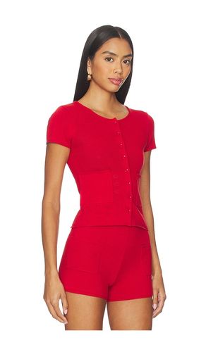 Marie Knit Polo Top en . Taille L. Also en M, XS - Peachy Den - Modalova
