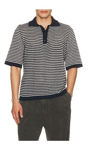 Island Crochet Button Polo en . Taille L. Also en M, S - PEREGRINE - Modalova