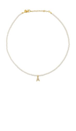 COLLIER INITIAL PEARL in . Size C, F, I, K, M, N, P, R, S, V - petit moments - Modalova