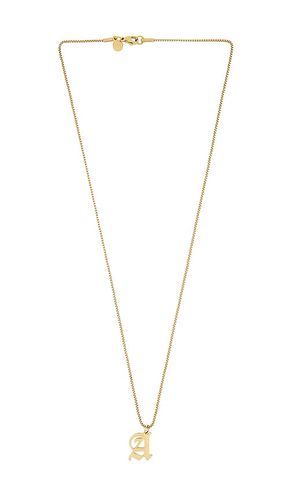 COLLIER OLD ENGLISH INITIAL in . Size B, C, E, H, I, J, K, L, M, N, R, V - petit moments - Modalova