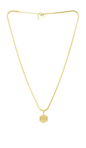 COLLIER PENDENTIF INITIAL INITIAL PENDANT NECKLACE en . Taille A. Also en B, C, D, F, G, H, J, K, L, M, P, R, S - petit moments - Modalova
