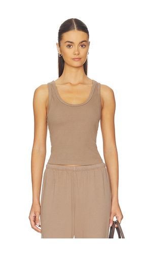 DÉBARDEUR CÔTELÉ STRUCTURÉ, COMPATIBLE AVEC UN SOUTIEN-GORGE INTÉGRÉ en . Taille S. Also en M, L, XL - perfectwhitetee - Modalova