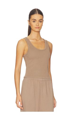 DÉBARDEUR CÔTELÉ STRUCTURÉ, COMPATIBLE AVEC UN SOUTIEN-GORGE INTÉGRÉ en . Taille S. Also en M, L, XL - perfectwhitetee - Modalova
