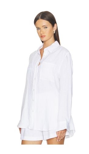 CHEMISE BOUTONNÉE EN LIN LORELAI en . Taille S. Also en XS, M, L, XL - perfectwhitetee - Modalova