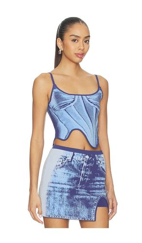 Mila Denim Print Tank Top en . Taille L. Also en M, XL - PH5 - Modalova
