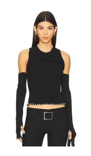TOP EN MAILLE TORSADÉE DEVANT en . Taille M. Also en XS - PRIVATE POLICY - Modalova