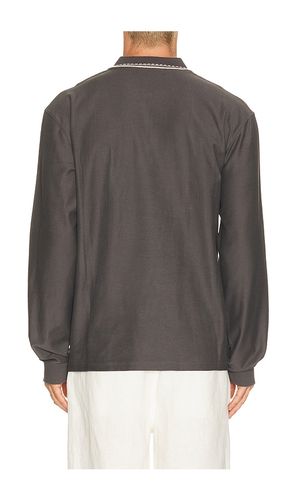Panel Long Sleeve Zip Polo en . Taille S. Also en M, L, XL/1X - Palmes - Modalova