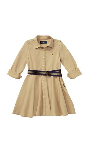 ROBE CHEMISE BELTED CHINO en . Taille 4. Also en 5 - Polo Ralph Lauren - Modalova