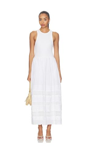 ROBE VOILE COL CARRÉ DROIT AJUSTÉE & ÉVASÉE en . Taille M. Also en XL, XS - Polo Ralph Lauren - Modalova