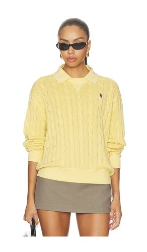 Cotton Long Sleeve Polo Knit Collar Polo en . Taille L. Also en M, XL - Polo Ralph Lauren - Modalova