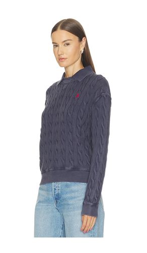 Cotton Long Sleeve Polo Knit Collar Polo en . Taille L. Also en M, S, XL - Polo Ralph Lauren - Modalova