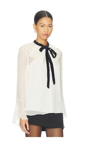 TOP FROISSÉ MANCHES LONGUES en . Taille 0. Also en - Polo Ralph Lauren - Modalova