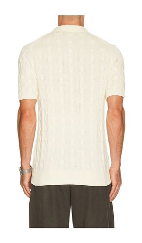 Short Sleeve Cotton Cable Knit Polo Sweater en . Taille S. Also en - Polo Ralph Lauren - Modalova