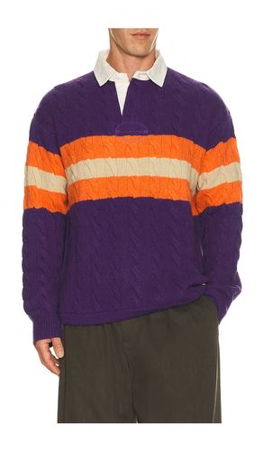 Wool Blend Cable Knit Rugby Polo Sweater en . Taille M. Also en S, XL/1X, XXL/2X - Polo Ralph Lauren - Modalova