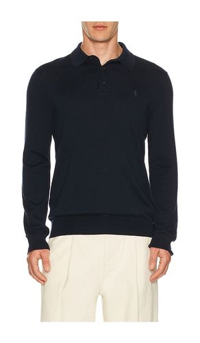 Long Sleeve Merino Wool Button Placket Polo Sweater en . Taille S. Also en - Polo Ralph Lauren - Modalova