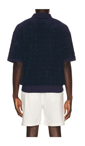 Short Sleeve Cable Terry Johnny Collar Polo en . Taille L. Also en M - Polo Ralph Lauren - Modalova