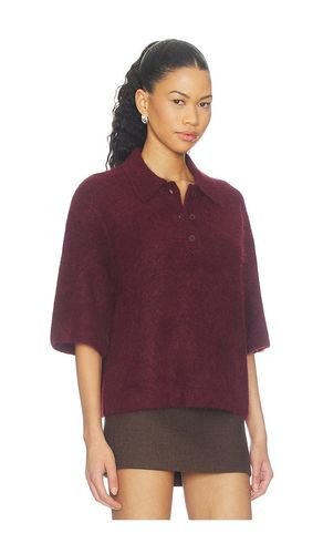 Nadya Alpaca Blend Boxy Polo Blouse Sweater en . Taille L. Also en M, S, XL, XS - PISTOLA - Modalova