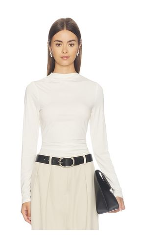 Nathalia Long Sleeve Draped Mock Neck Top en . Taille XS. Also en S, M, L, XL - PISTOLA - Modalova