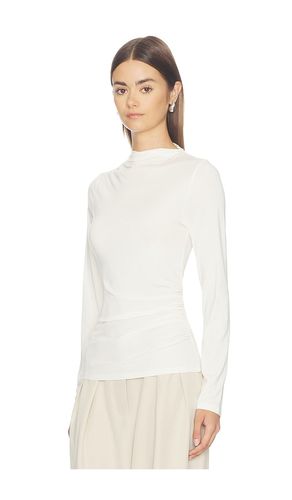 Nathalia Long Sleeve Draped Mock Neck Top en . Taille L. Also en M, S, XL, XS - PISTOLA - Modalova